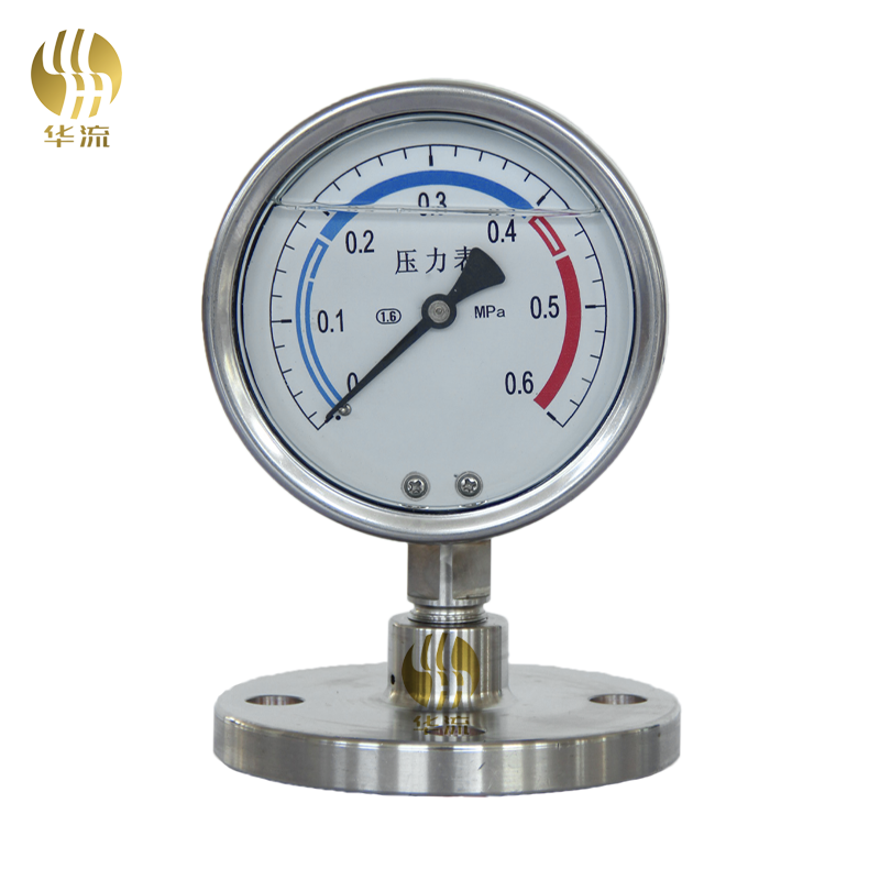 隔膜(mo)壓力表